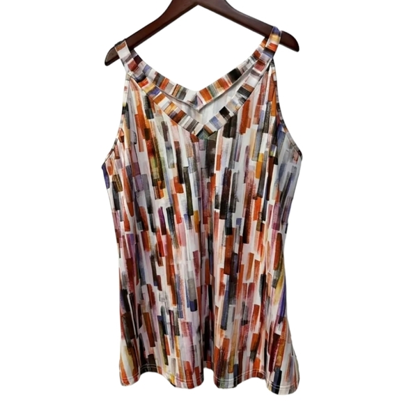 Orange Textile Cami Top - Picture 2 of 4